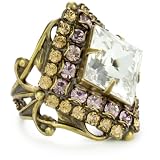 Sorrelli Mirage Starburst Crystal Gold-Tone Adjusta