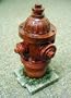 Dog Fire Hydrant Yard Garden Indoor Outdoor Statue 14"