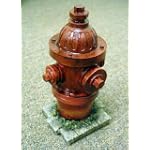 Dog Fire Hydrant Yard Garden Indoor Outdoor Statue 14"