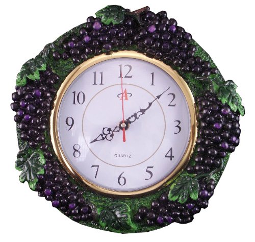 GRAPES grapevine kitchen home decor CLOCK