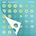 2012 Pop the Dot Retro Pattern Domberger Wall Calendar (English, German, French, Italian, Spanish and Dutch Edition)