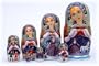 Snow Queen Matryoshka Doll 7pc./8"