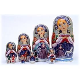 Snow Queen Matryoshka Doll 7pc. 8 by Golden Cockerel
