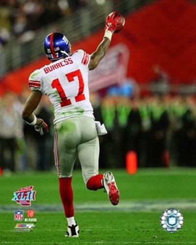 Plaxico Burress SuperBowl XLII 2007 Action #15 Art Poster PRINT Unknown 8x10