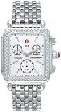 NEW MICHELE DECO DIAMOND STAINLESS STEEL WATCH MWW06A000028