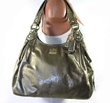 Coach Madison Antique Gold Patent Leather Maggie 