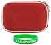 Nylon Hard Shell Carrying Case (Red) for Fujifilm Finepix Z10fd Digital Camera Sunset Orange