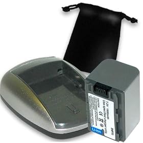 SONY NP-FP70 Equivalent HANDYCAM Camcorder Battery and AC DC (Home Car) Charger for... by Accessory Power