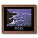 FOCUS Motivational Ocean Lighthouse Picture Oak Framed Art Print