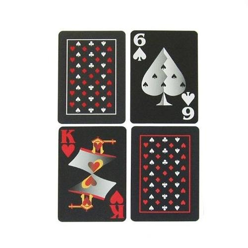 Copag Bridge Size EPOC Special Index Playing Cards Red Black Setup