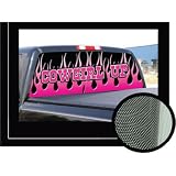 CowGirl Up Pink 16x54 -Rear Window Graphic - decal tint window film truck view thru... by PureAV