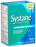 Systane Lubricant Eye Drops, 1-Dose Vials, 28-Count Packages (Pack of 2)