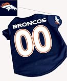 Officially Licensed by the NFL - Denver Broncos Dog Football Jersey - Medium