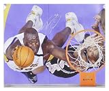 Shaquille O'Neal Los Angeles Lakers Autographed Dunk Over Tim Duncan Photo