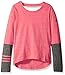 adidas Girls' 3s Stylz Triblend Long Sleeve Top