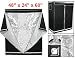 New 100% Reflective 48 X 24 X 60 Hydroponics Grow Tent Hydro Box Hut Cabinet