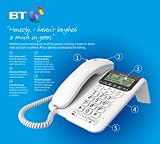 picture of BT Décor 2500 Corded Telephone with Answer Machine - White