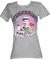 I Love Lucy TV Show Comedy Sitcom VITAMEATAVEGAMIN Happy Peppy People Junior Heather Grey T-shirt Tee Shirt