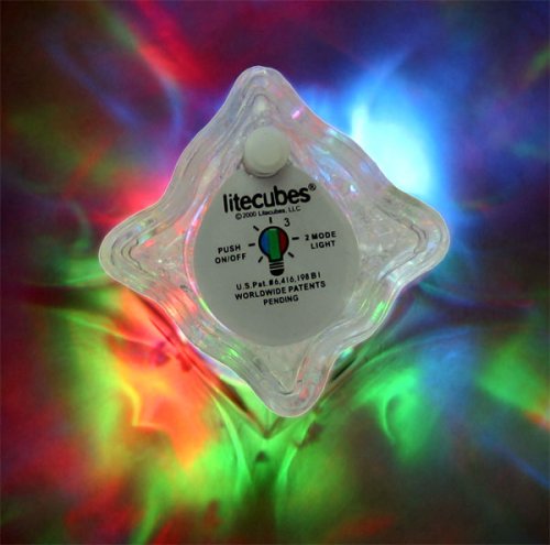 Color Changing Lite Cubes Tray of 24
