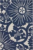 2' x 3' Counterfeit Hand-tufted Contemporary Designer Rug