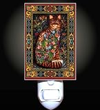 Flower Cat Decorative Night Light