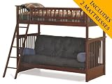 Atlantic Furniture Columbia Twin/Twin Bunk Bed with 2 mattresses included! - FREE Inside Delivery!