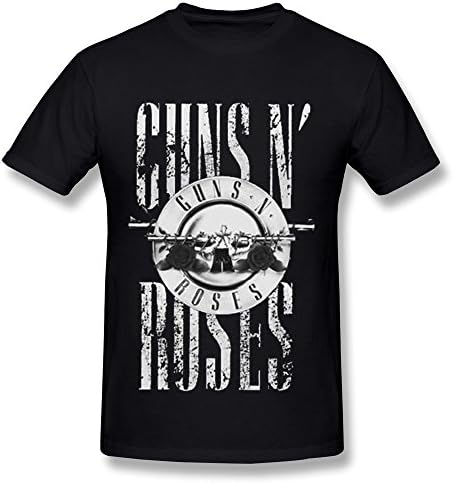 T Shirt For Men Us Rock Band Gnr Guns N' RosesBlack