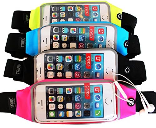 Running Belt for iPhone 6 Plus & iPhone 6 by Tribe Authentic - Water Resistant, Slimfit & Lightweight