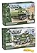 BRICTEK Army Bazooka Tank and Army T-80-U Tank Building Blocks 412pcs (Compatible with Legos) with Block Remover