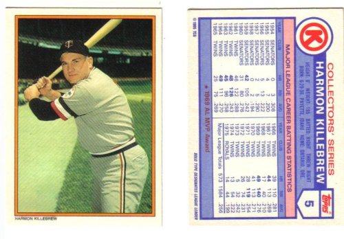 Topps Glossy Harmon Killebrew Minnesota Twins Baseball Card