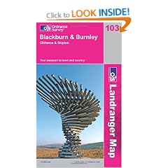 Blackburn and Burnley, Clitheroe and Skipton (OS Landranger Map)