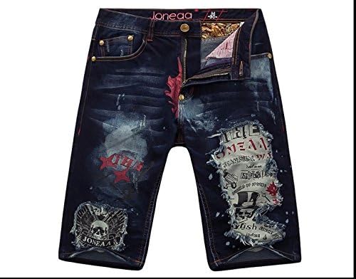 2014 Summer New Arrival Straight-leg Denim Fashion Men's Jeans (36/M, Dark Blue)