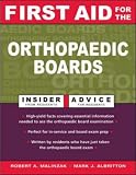 Books : First Aid for the Orthopaedic Boards (First Aid)
