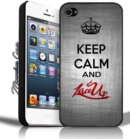 Keep Calm and Lace Up iPhone 4/4s Case By MC