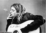 Nirvana - Giant Music / Personality Poster (Kurt Cobain - smoking) (Size: 55'' x 40'')