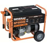 Generac5943GP8000E10,000Watt410ccOHVPortableGasPoweredGeneratorWithElectricStart