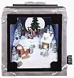Retro Animated and Lighted Decorative Camera with Christmas Carolers