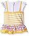 Nannette Baby Girls' Little 2 Piece 2fer Look Top Playwear Set