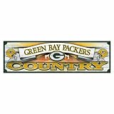 NFL Green Bay Packers 9-by-30 Wood Sign