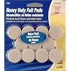 Waxman 4719095N 1-Inch Self-Stick Round Felt Pads Value Pack, Oatmeal