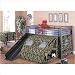 G.I Bunk Bed With Slide and Tent