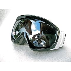RAVS BLACK ALPIN SKIBRILLE SNOWBOARDBRILLE - goggle - STRONG SILVER FLASH LENS!HELMKOMPATIBEL
