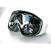 RAVS BLACK ALPIN SKIBRILLE SNOWBOARDBRILLE - goggle - STRONG SILVER FLASH LENS!HELMKOMPATIBEL