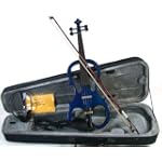 The Jinyin Model D840 Blue Electric Violin Is The Perfect Instrument To Introduce The String Player To The Exciting World Of Electric Music.