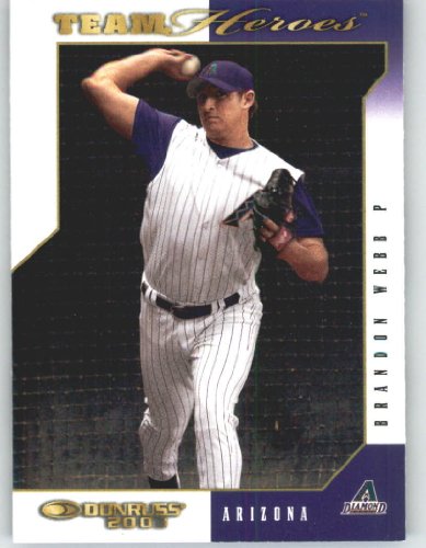 2003 Donruss Team Heroes #545 Brandon Webb RC - Arizona Diamondbacks (RC ? Rookie Card) (Baseball Cards)