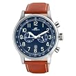 Adee Kaye Men's AK201-M-BLU Miyota Quartz Chronograph Watch