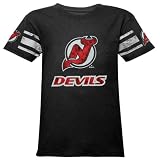 Reebok New Jersey Devils Girls Team Color Fashion Jersey T-Shirt