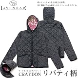 (ラベンハム) LAVENHAM フード キルティングジャケット CRAYDON リバティ柄 [並行輸入品]