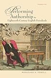Performing authorship in eighteenth-century English periodicals