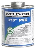 IPS Weld-on 10145 1 Quart Gray 717 PVC Cement
